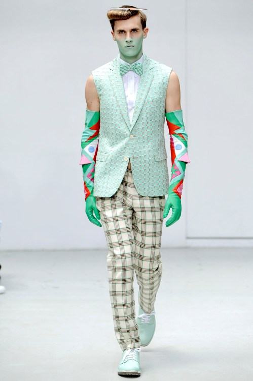 Walter Van Beirendonck Spring/Summer 2012 runway show, dubbed 'Cloud #9'