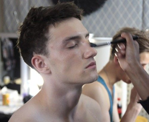 Christian Lacroix Spring/Summer 2012 menswear show & backstage