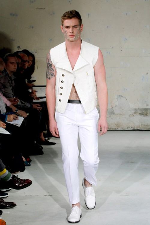 Christian Lacroix Spring/Summer 2012 menswear show & backstage