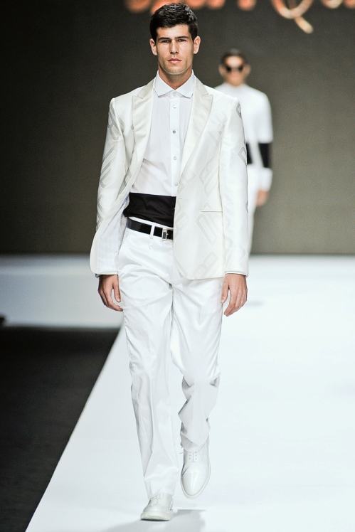 Dirk Bikkembergs Spring/Summer 2012 menswear runway show in Milan