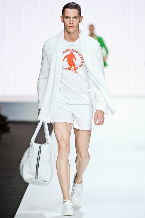 Dirk Bikkembergs Spring/Summer 2012 menswear runway show in Milan