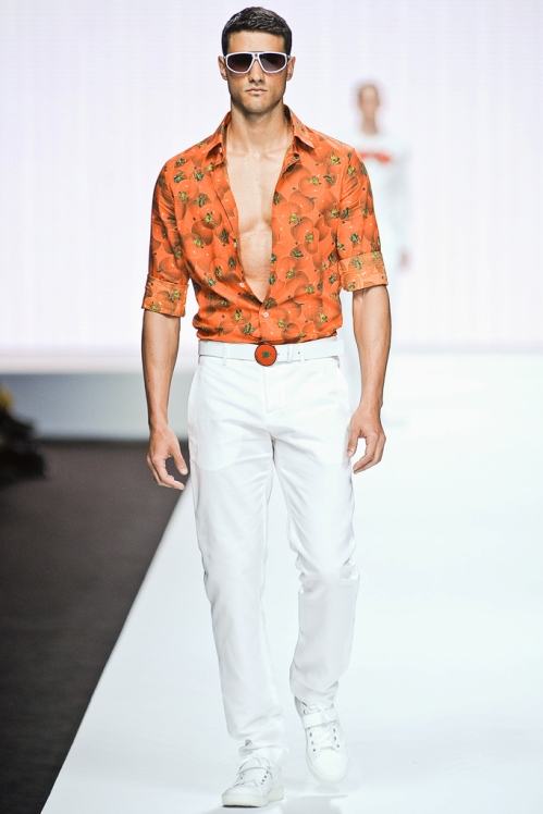 Dirk Bikkembergs Spring/Summer 2012 menswear runway show in Milan