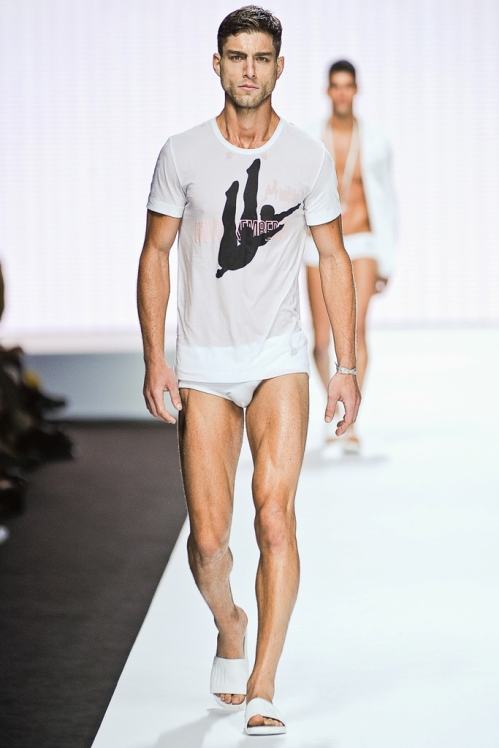 Dirk Bikkembergs Spring/Summer 2012 menswear runway show in Milan