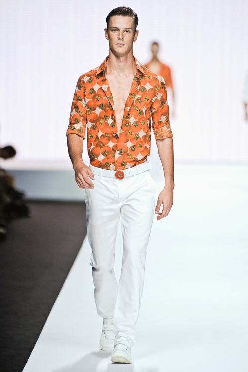 Dirk Bikkembergs Spring/Summer 2012 menswear runway show in Milan
