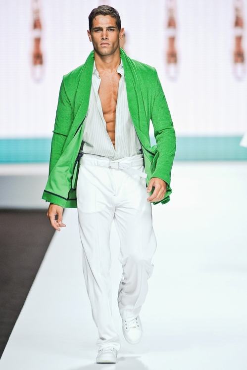 Dirk Bikkembergs Spring/Summer 2012 menswear runway show in Milan