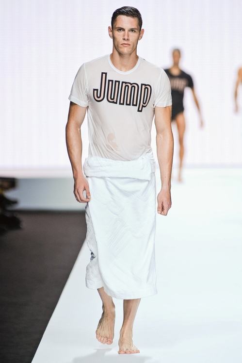 Dirk Bikkembergs Spring/Summer 2012 menswear runway show in Milan