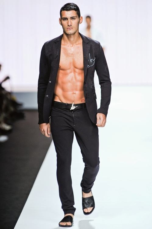 Dirk Bikkembergs Spring/Summer 2012 menswear runway show in Milan