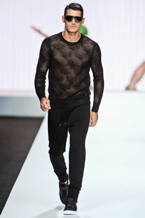 Dirk Bikkembergs Spring/Summer 2012 menswear runway show in Milan