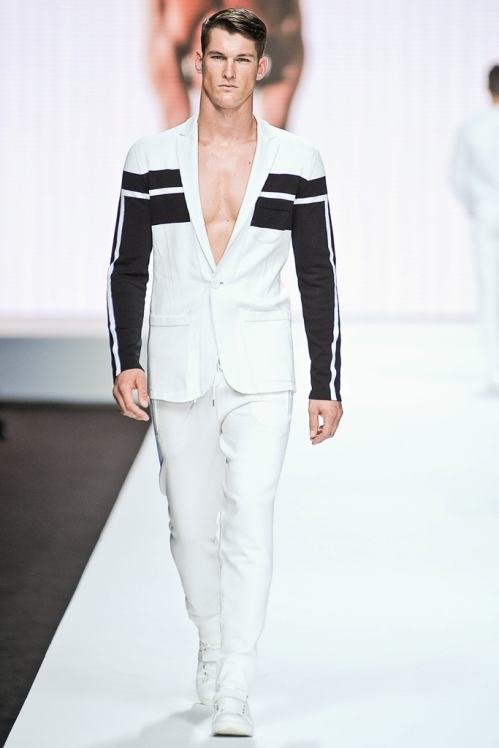Dirk Bikkembergs Spring/Summer 2012 menswear runway show in Milan