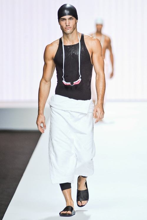 Dirk Bikkembergs Spring/Summer 2012 menswear runway show in Milan