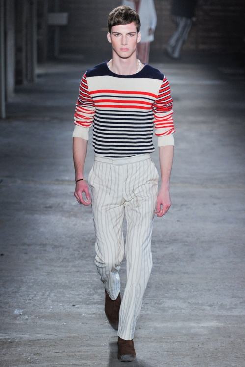Alexander McQueen Sping/Summer 2012 menswear runway show in Milan
