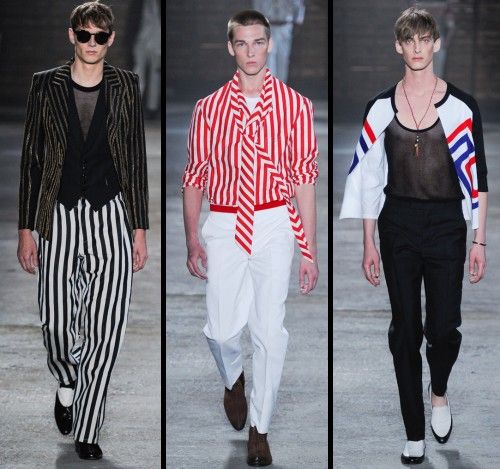 Alexander McQueen Sping/Summer 2012 menswear runway show in Milan