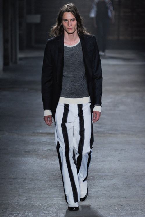 Alexander McQueen Sping/Summer 2012 menswear runway show in Milan