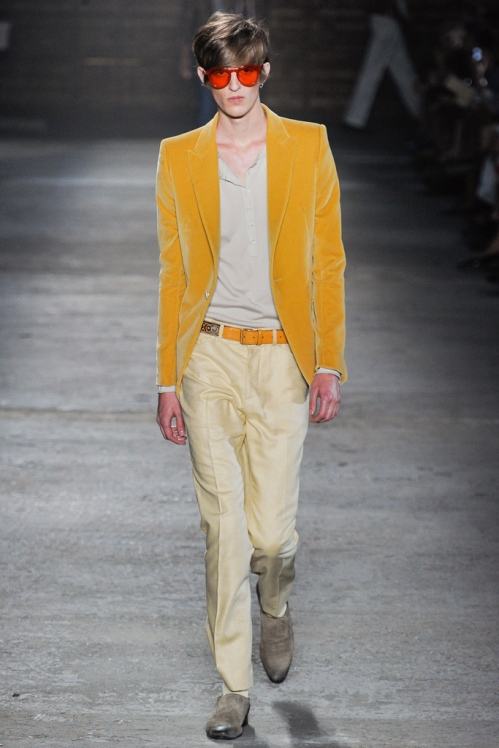 Alexander McQueen Sping/Summer 2012 menswear runway show in Milan