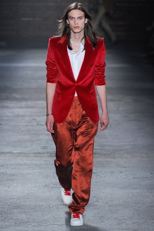 Alexander McQueen Sping/Summer 2012 menswear runway show in Milan