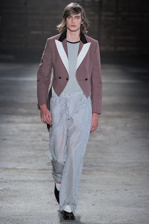 Alexander McQueen Sping/Summer 2012 menswear runway show in Milan