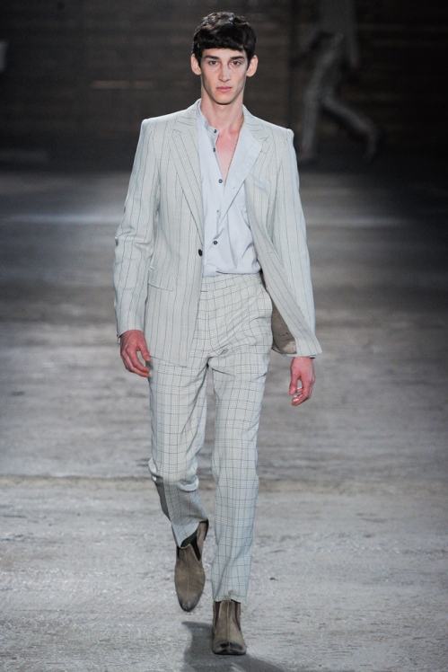 Alexander McQueen Sping/Summer 2012 menswear runway show in Milan