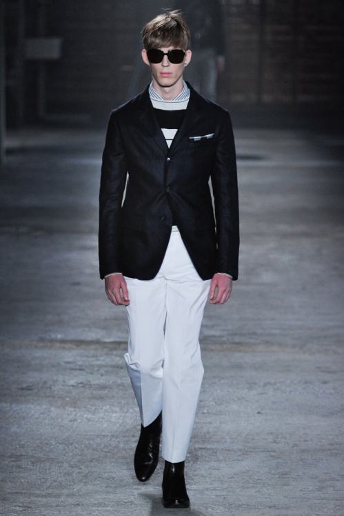 Alexander McQueen Sping/Summer 2012 menswear runway show in Milan