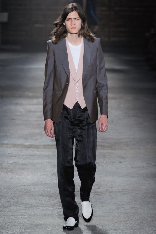 Alexander McQueen Sping/Summer 2012 menswear runway show in Milan