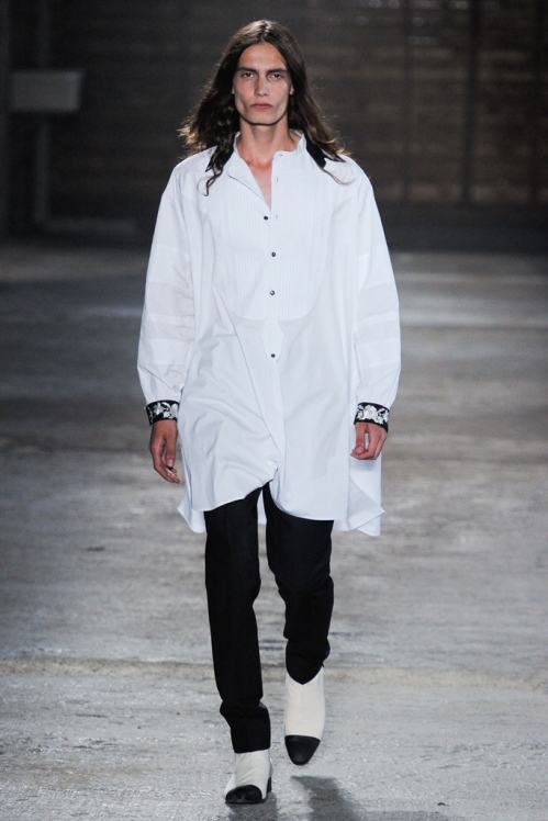 Alexander McQueen Sping/Summer 2012 menswear runway show in Milan