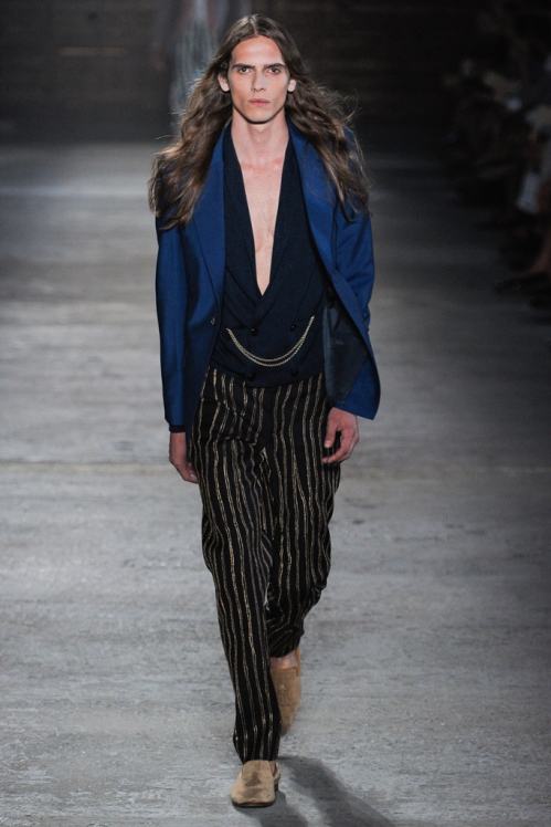 Alexander McQueen Sping/Summer 2012 menswear runway show in Milan