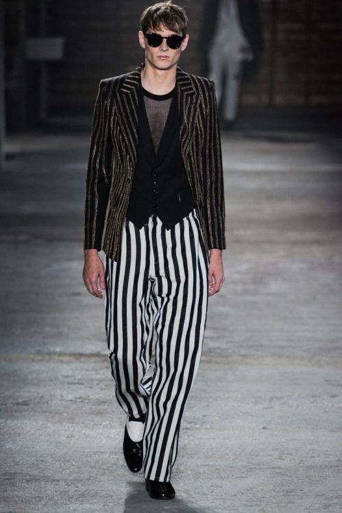 Alexander McQueen Sping/Summer 2012 menswear runway show in Milan