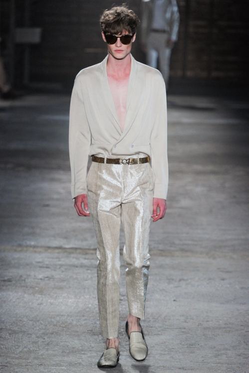Alexander McQueen Sping/Summer 2012 menswear runway show in Milan
