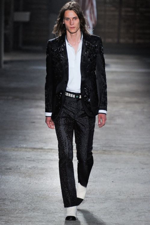 Alexander McQueen Sping/Summer 2012 menswear runway show in Milan