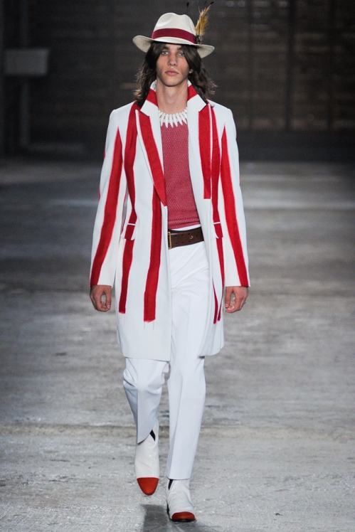 Alexander McQueen Sping/Summer 2012 menswear runway show in Milan
