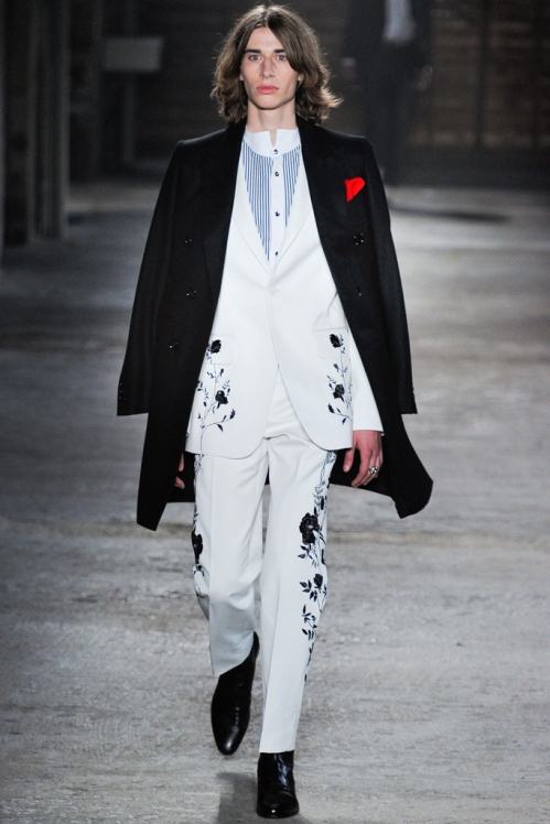 Alexander McQueen Sping/Summer 2012 menswear runway show in Milan