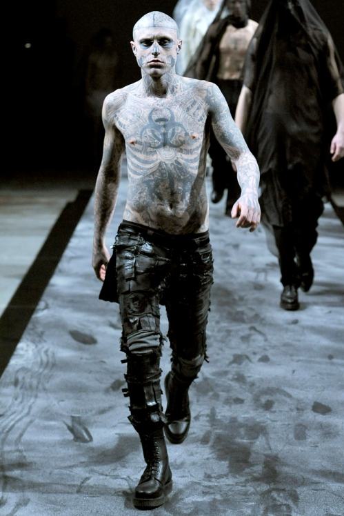 Mugler Homme by Nicola Formichetti Fall/Winter 2011.2012 show in Paris