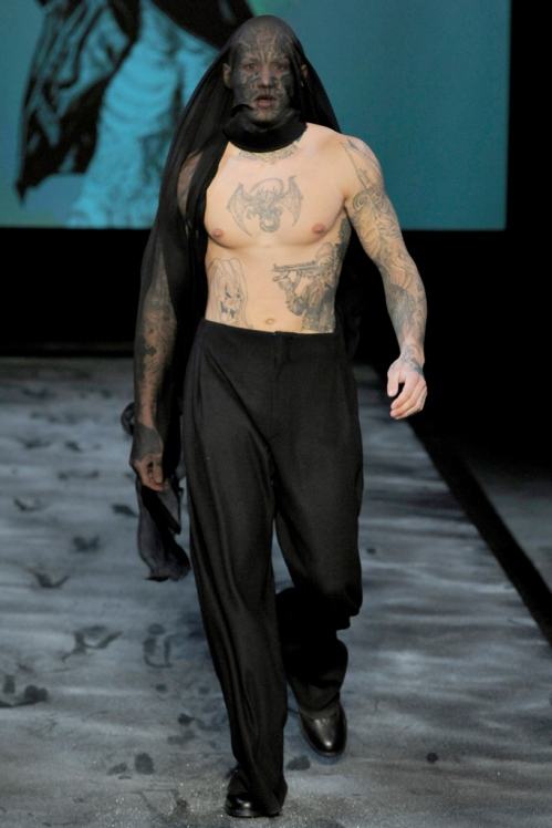 Mugler Homme by Nicola Formichetti Fall/Winter 2011.2012 show in Paris