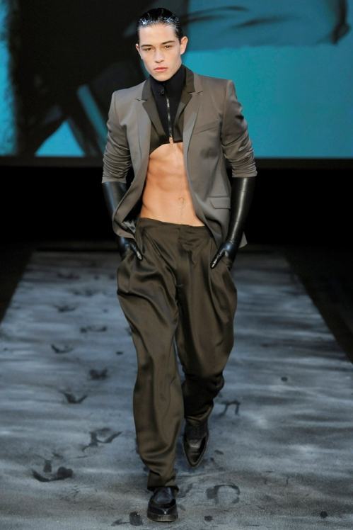 Mugler Homme by Nicola Formichetti Fall/Winter 2011.2012 show in Paris