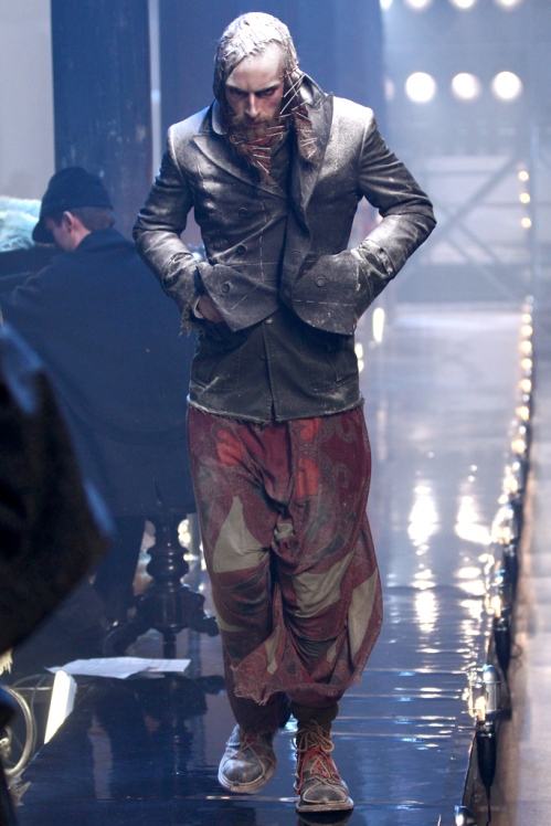 John Galliano Menswear Fall/Winter 11.12 runway show in Paris
