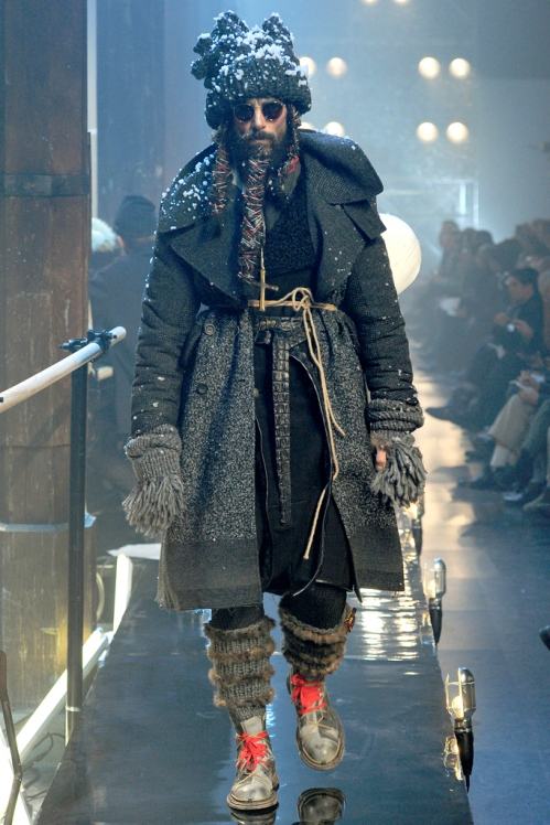 John Galliano Menswear Fall/Winter 11.12 runway show in Paris
