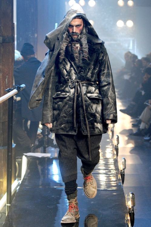 John Galliano Menswear Fall/Winter 11.12 runway show in Paris