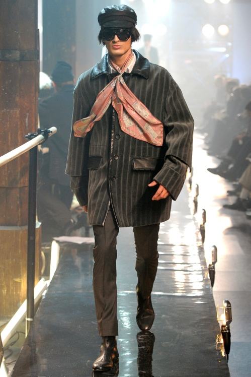 John Galliano Menswear Fall/Winter 11.12 runway show in Paris