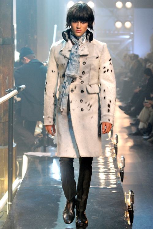 John Galliano Menswear Fall/Winter 11.12 runway show in Paris