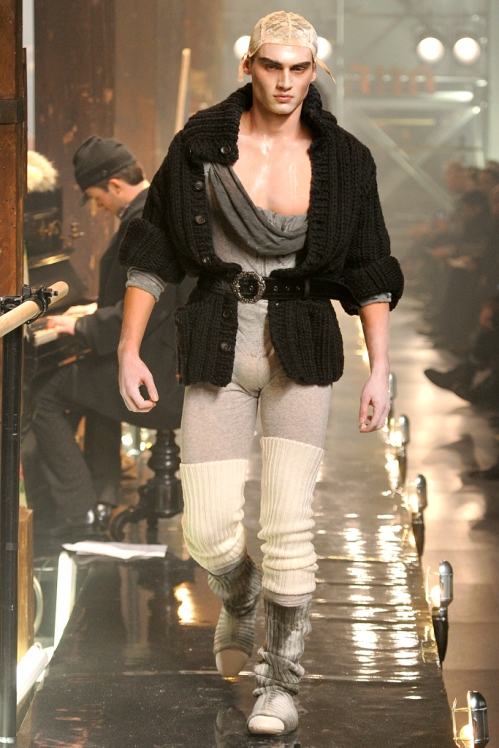 John Galliano Menswear Fall/Winter 11.12 runway show in Paris