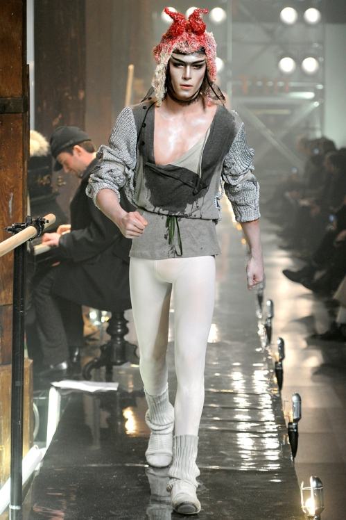 John Galliano Menswear Fall/Winter 11.12 runway show in Paris