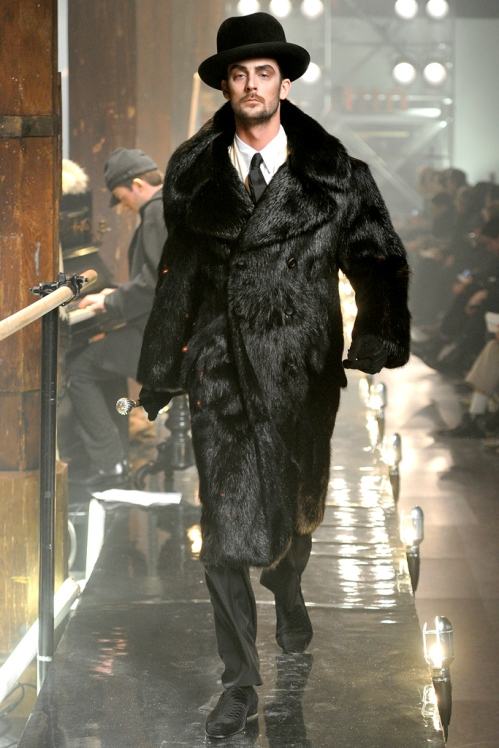 John Galliano Menswear Fall/Winter 11.12 runway show in Paris