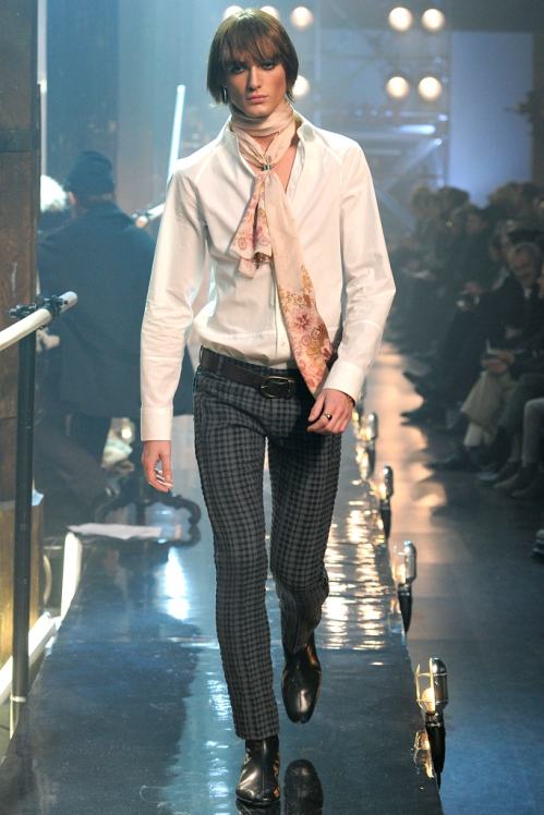 John Galliano Menswear Fall/Winter 11.12 runway show in Paris