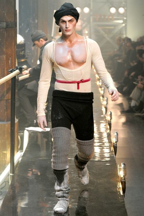 John Galliano Menswear Fall/Winter 11.12 runway show in Paris