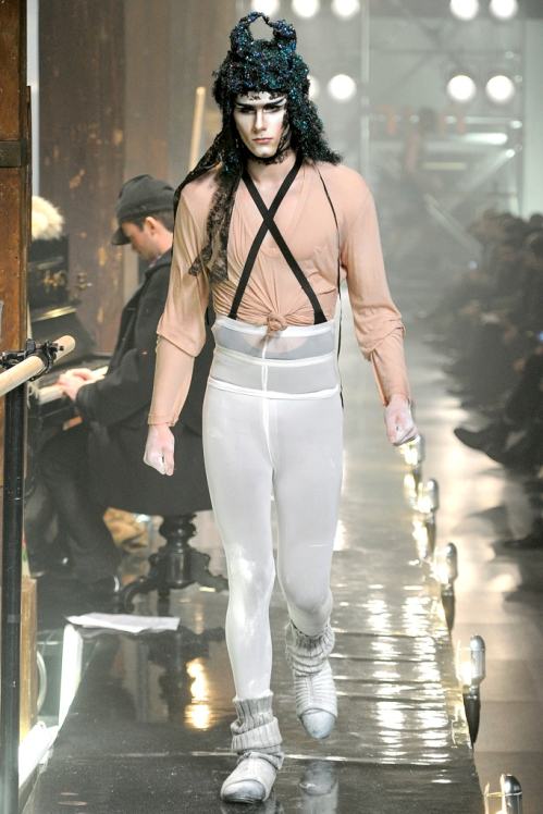 John Galliano Menswear Fall/Winter 11.12 runway show in Paris