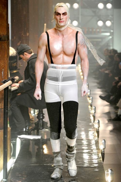 John Galliano Menswear Fall/Winter 11.12 runway show in Paris