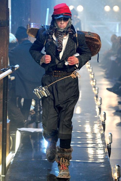 John Galliano Menswear Fall/Winter 11.12 runway show in Paris