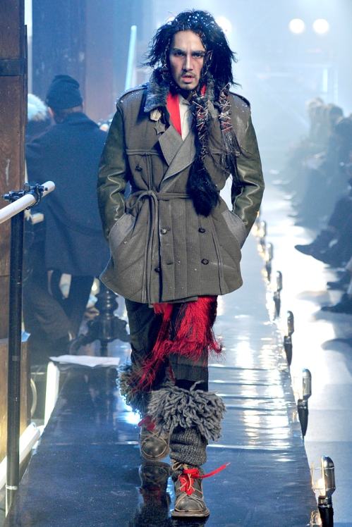 John Galliano Menswear Fall/Winter 11.12 runway show in Paris