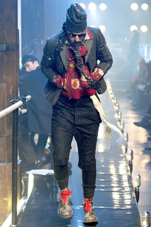 John Galliano Menswear Fall/Winter 11.12 runway show in Paris
