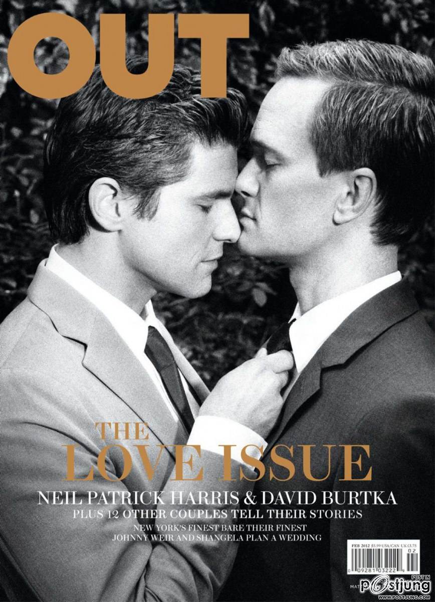 Neil Patrick Harris & David Burtka @ Out Magazine February 2012