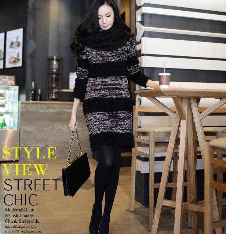 เดรสถักไหมพรม ชุดเดียวเอา (หนาว) อยู่!!